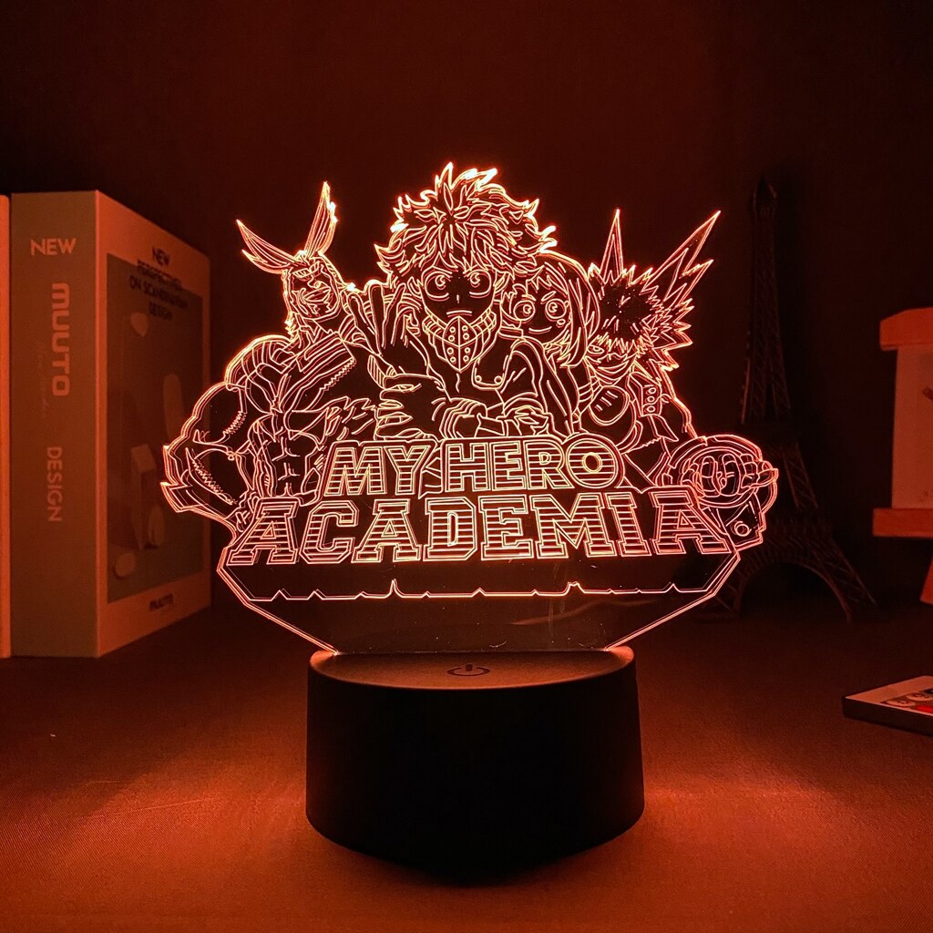 3D LED Lamp Acrylic Anime Home Decoration Lights