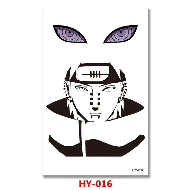 Naruto Sharingan Tattoo Stickers