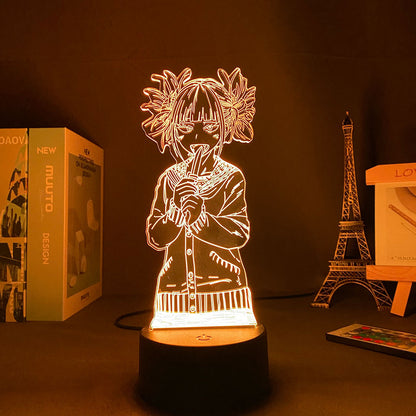 3D LED Lamp Acrylic Anime Home Decoration Lights