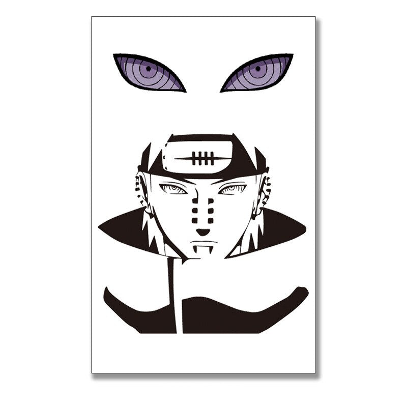 Naruto Sharingan Tattoo Stickers