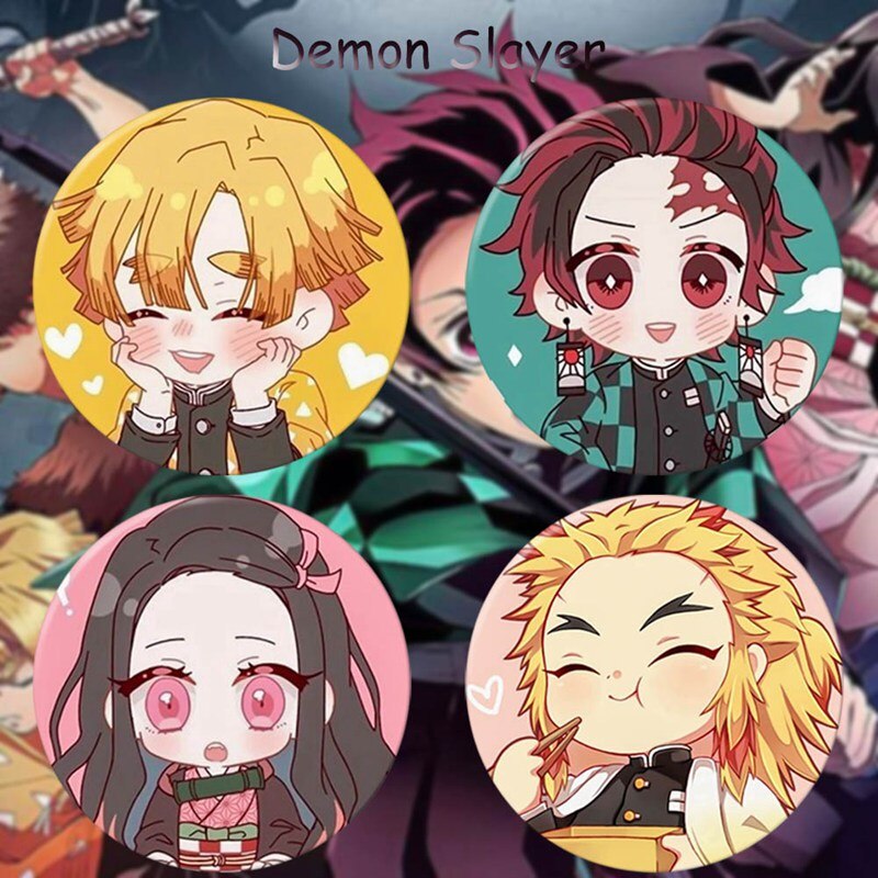 Anime Demon Slayer Brooch Pins