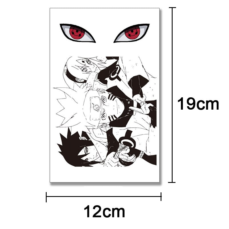 Naruto Sharingan Tattoo Stickers