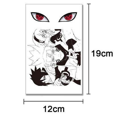 Naruto Sharingan Tattoo Stickers