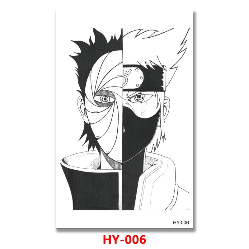 Naruto Sharingan Tattoo Stickers