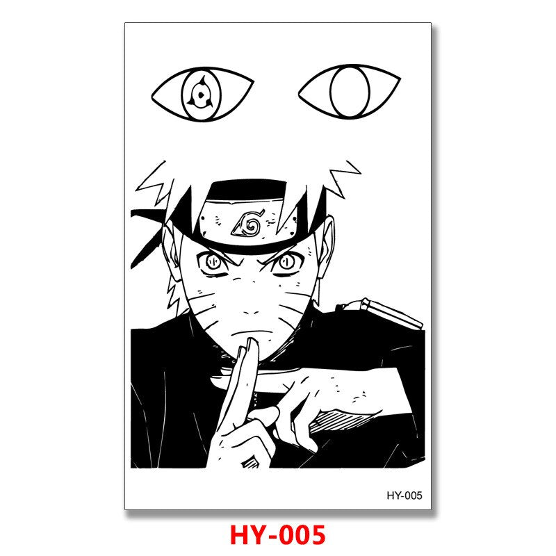 Naruto Sharingan Tattoo Stickers