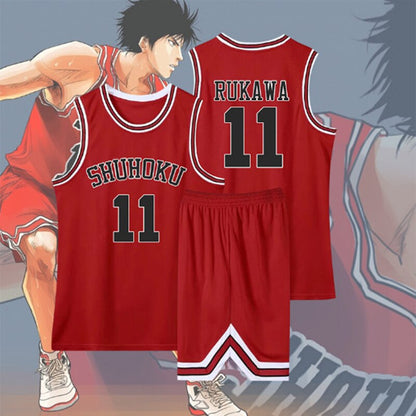 Anime School Basketball Team Cosplay Costume