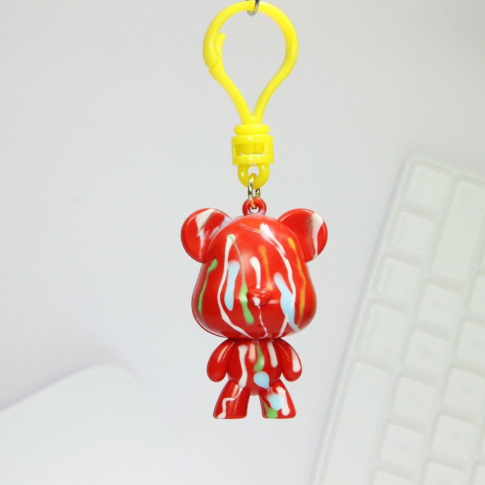 Cute Cartoon Fashion Bear Charms Anime Pendant Keyholder