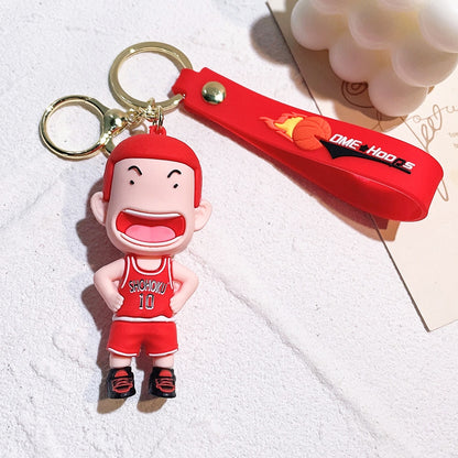 Cartoon Anime  Silicone Pendant Keychain