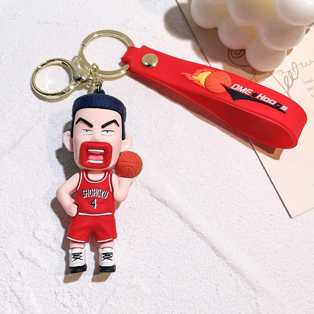 Cartoon Anime  Silicone Pendant Keychain