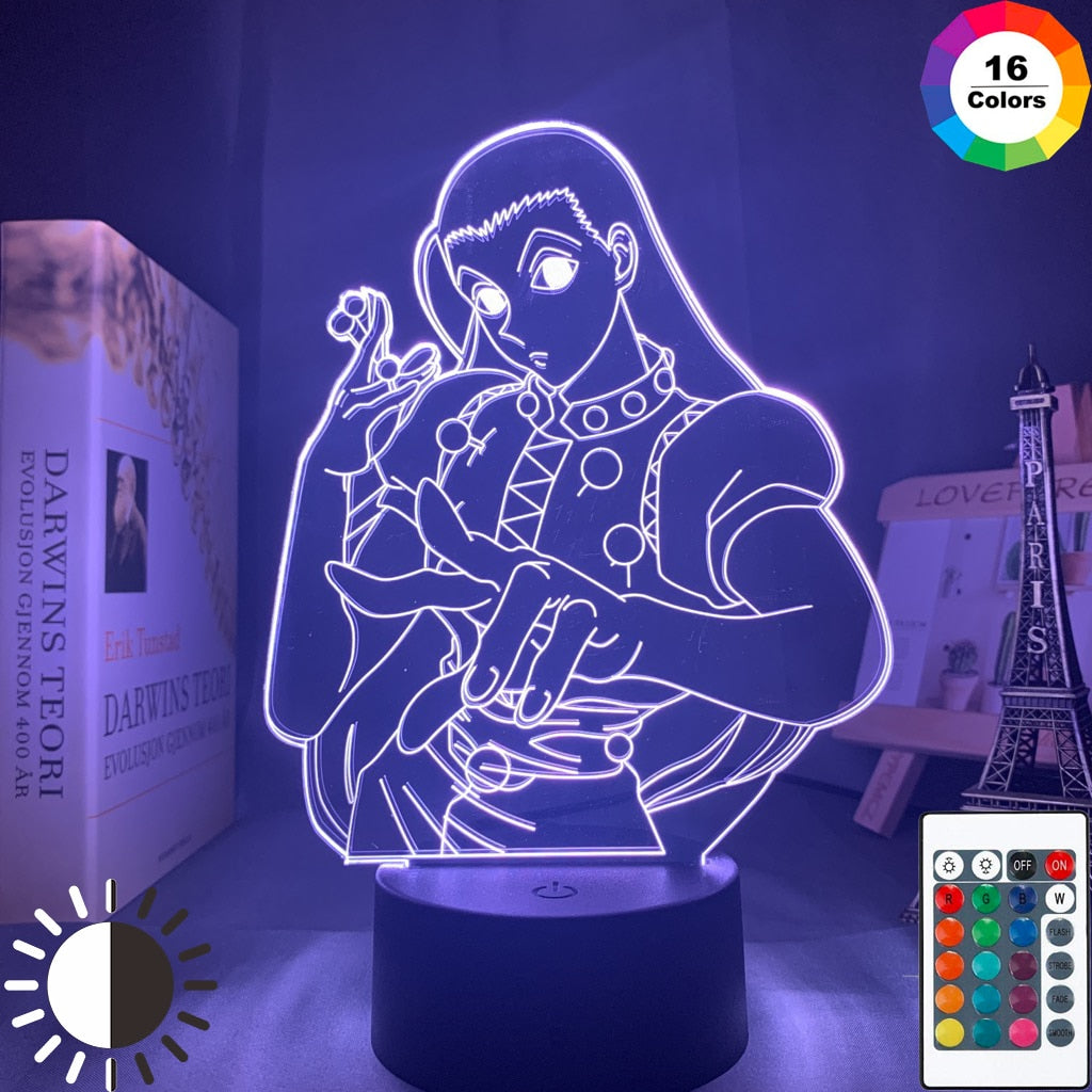 Acrylic 3d Lamp Anime for Bedroom Decor