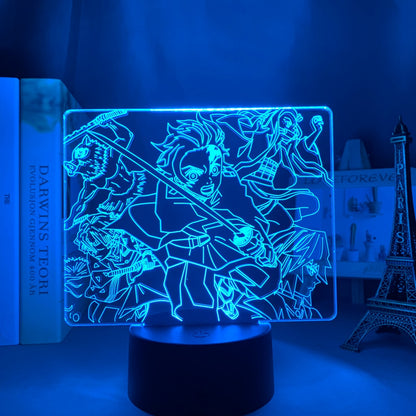 Anime Led Light Demon Slayer Room Decor