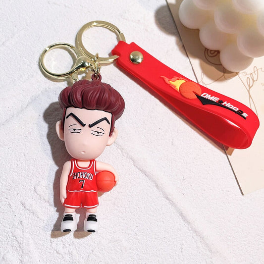 Cartoon Anime  Silicone Pendant Keychain