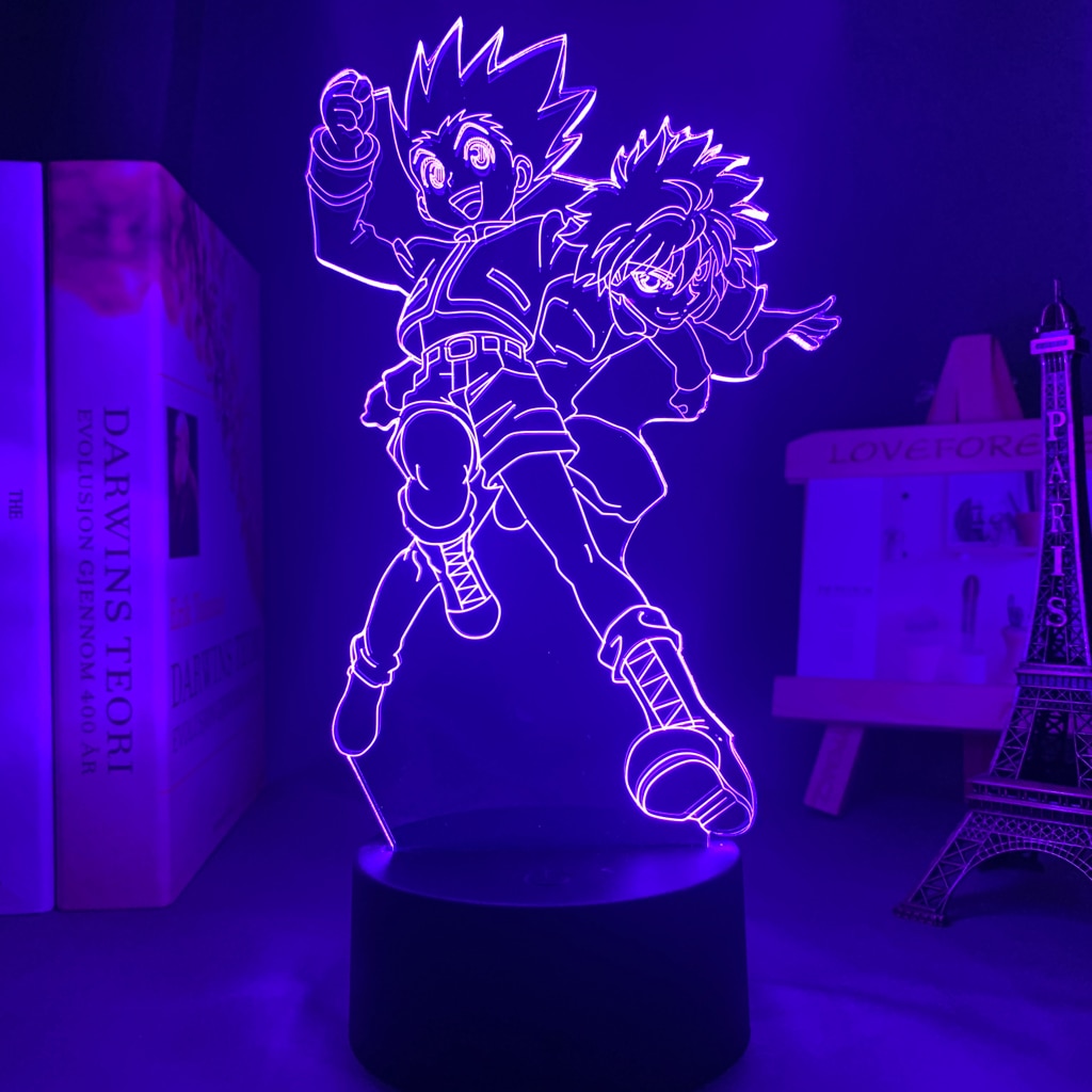 Acrylic 3d Lamp Anime for Bedroom Decor