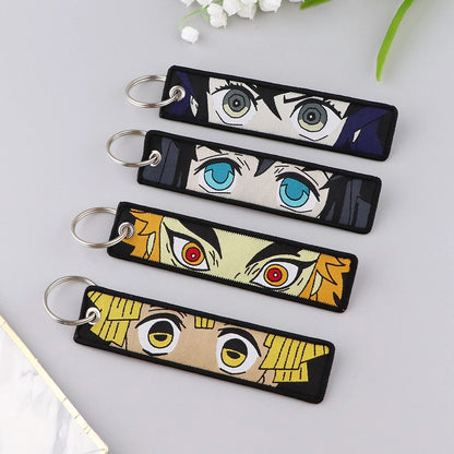 Japanese Anime Keychain for Motorcycles, Cars Key Fobs Key Tag