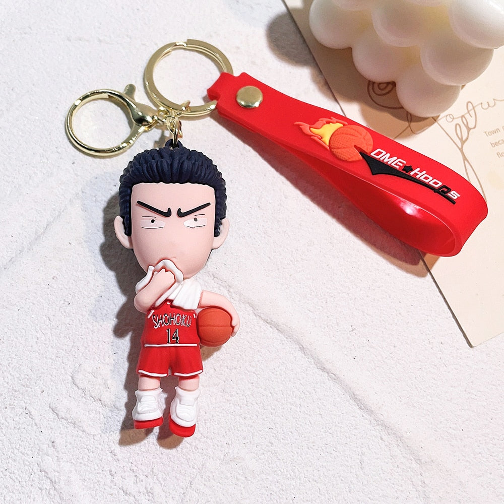 Cartoon Anime  Silicone Pendant Keychain