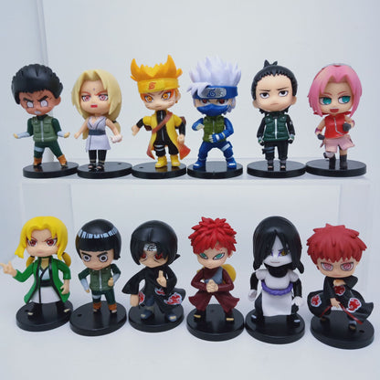 Anime Naruto Figures Cute Cartoon Desktop Ornaments