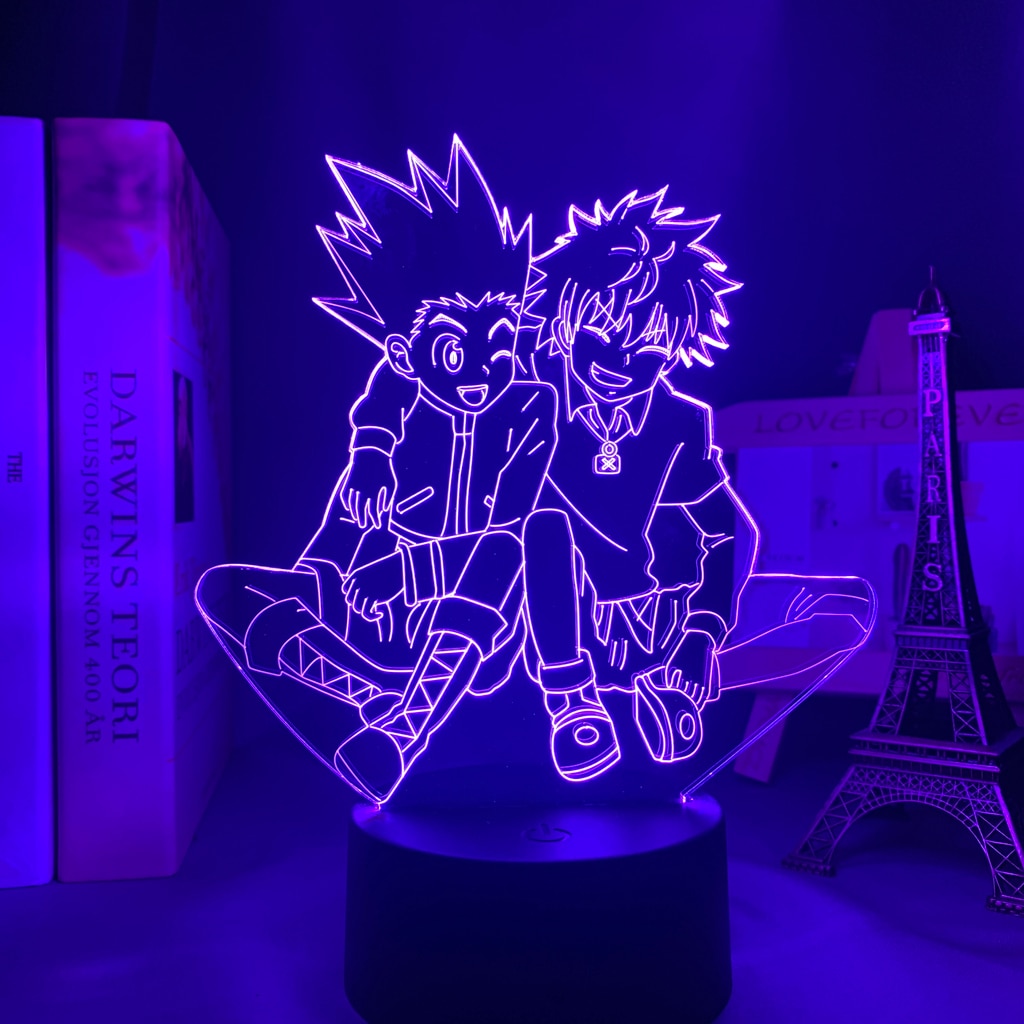 Acrylic 3d Lamp Anime for Bedroom Decor