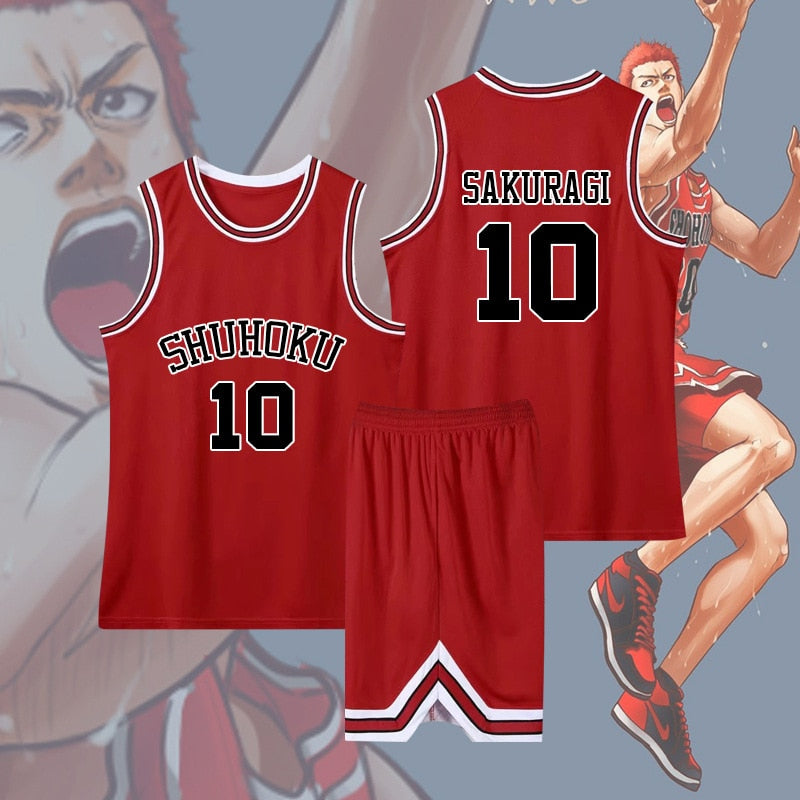 Anime School Basketball Team Cosplay Costume