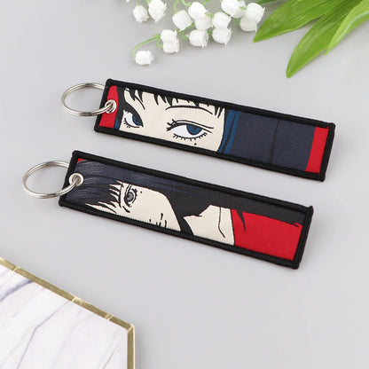 Japanese Anime Keychain for Motorcycles, Cars Key Fobs Key Tag