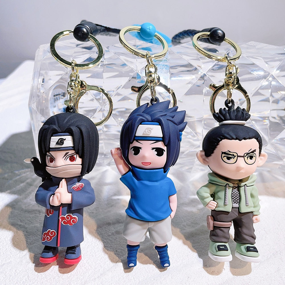 Anime Naruto 3D Silicone Keychain