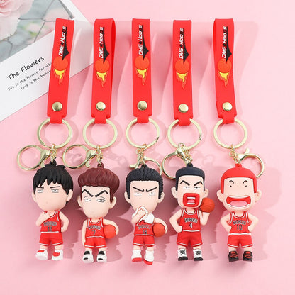 Cartoon Anime  Silicone Pendant Keychain