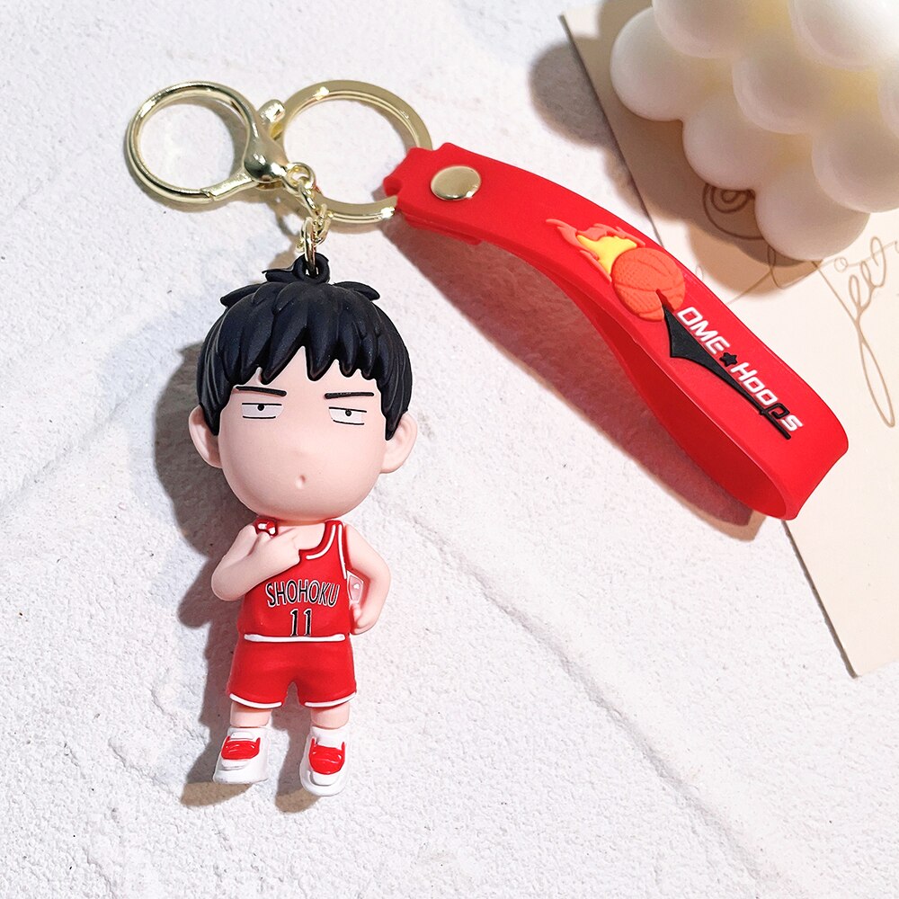 Cartoon Anime  Silicone Pendant Keychain