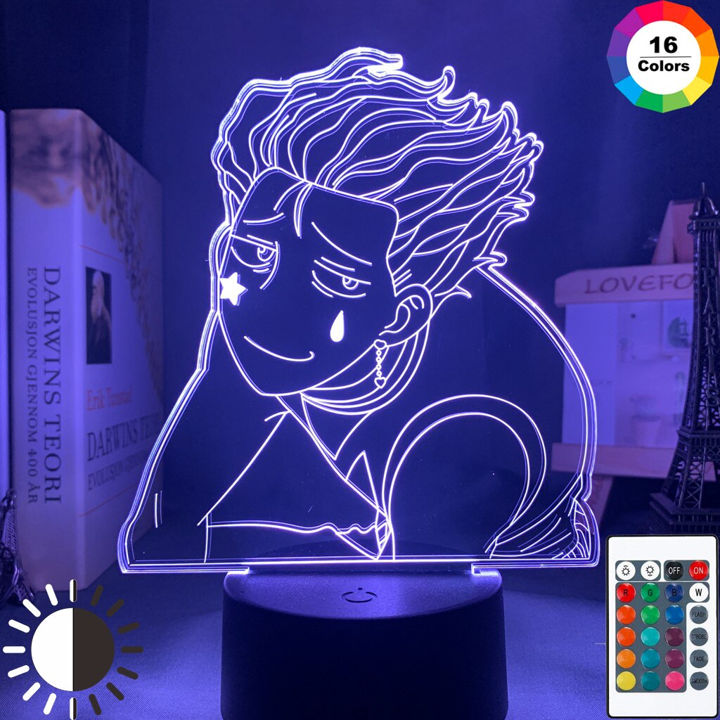 Acrylic 3d Lamp Anime for Bedroom Decor