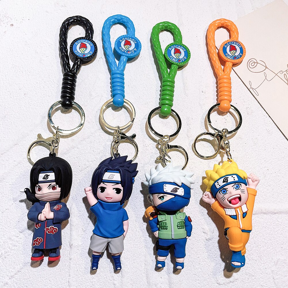 Anime Naruto 3D Silicone Keychain