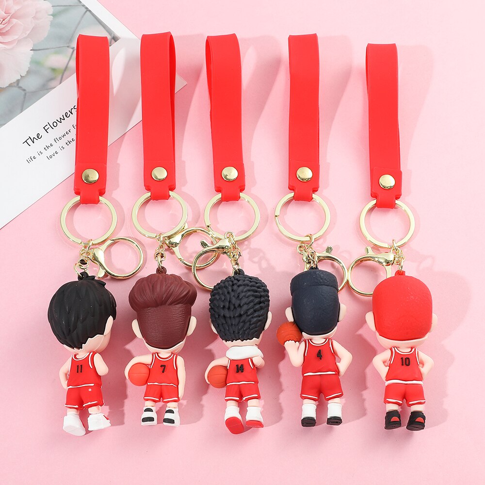 Cartoon Anime  Silicone Pendant Keychain