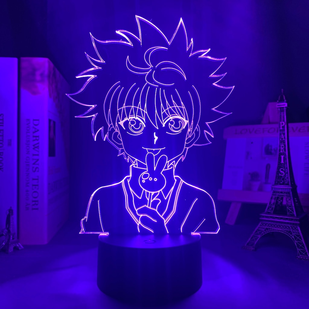 Acrylic 3d Lamp Anime for Bedroom Decor