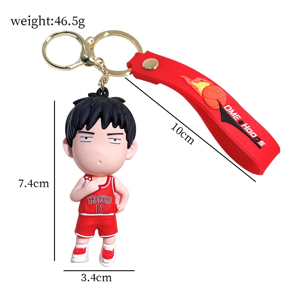 Cartoon Anime  Silicone Pendant Keychain