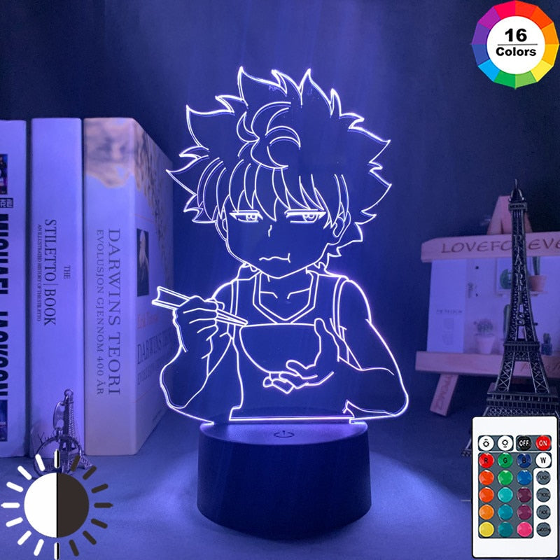 Acrylic 3d Lamp Anime for Bedroom Decor