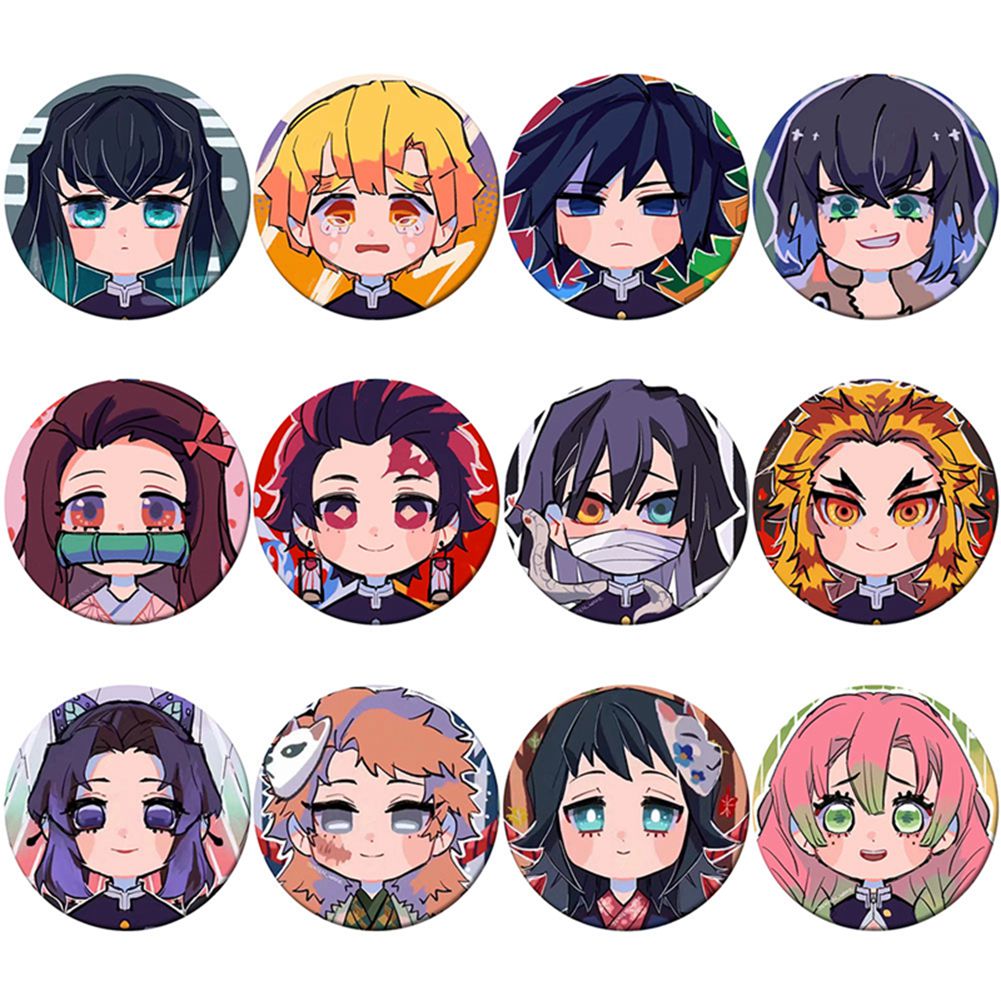 Anime Demon Slayer Brooch Pins