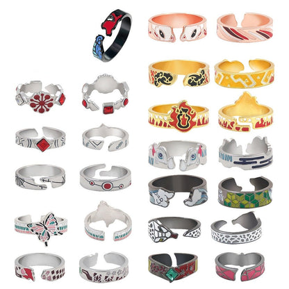 Anime Demon Adjustable Finger Rings